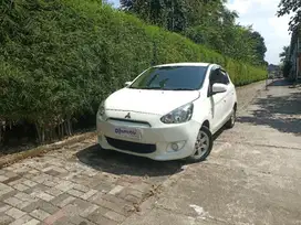 Pajak Panjang - MITSUBISHI MIRAGE 1.2 GLX BENSIN M/T 2015 PUTIH