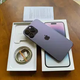 iPhone 14 Pro Max 256GB Deep Purple Second Eks Resmi iBox Mulus