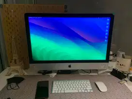 iMac 2019 27 inch Layar 5K m2.1gb, 580x 8GB, Ram 72GB lengkap