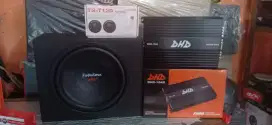 Power 4Chnl, Subwoofer 12 ,Box sub Mdf, Tweeter, Instalasi+psang