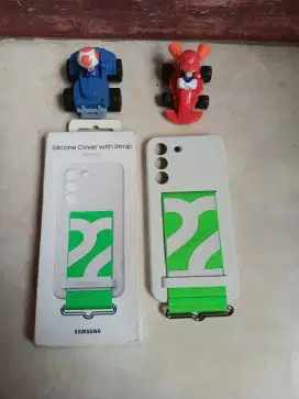 Silicone Cover With Strap Samsung S22