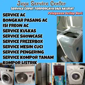 Service Kulkas Frezer Bongkar Pasang AC Servis AC Mesin Cuci Bubutan