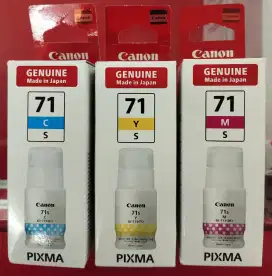 Tinta Canon GI-71s Cyan, Magenta, Yellow Original