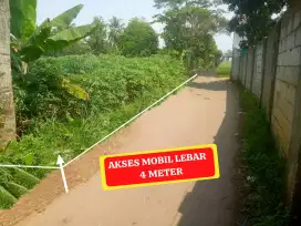 JUAL TANAH MURAH AKSES MOBIL 20 METER KE JALAN UTAMA ANGKOT