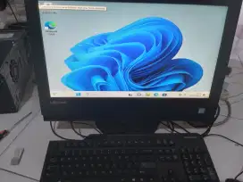 Dijual pc all in one lenovo cor i3 6100 ram 8 gb ddr4 hdd 500 gb