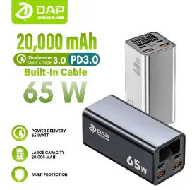 PROMO Powerbank DAP 20000mah ( 65watt )