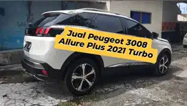 Peugeot 3008 Allure Plus 2021 Turbo Sunroof Panoramic WarnaPutih Mulus