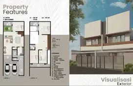 Dijual Rumah Baru On Progress Pantai Mentari 2 Lantai Minimalis