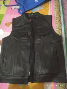 Jaket Kulit rompi ORIginal Made in pakistan