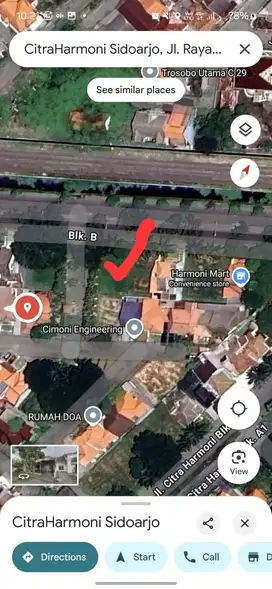 Dijual Tanah Citra Harmoni Main Road Siap Dibangun Cluster Favorit