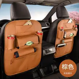 Car seat organizer tas belakang jok mobil  Multi fungsi kulit premium