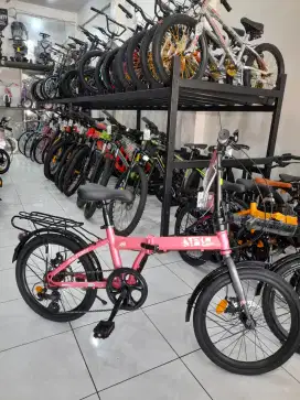 Jual Sepeda Lipat 20 Inch Alton Kronos 1.0 Pink