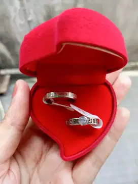 SEPASANG CINCIN TITANIUM PREMIUM