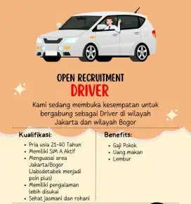 Lowongan Driver Perusahaan