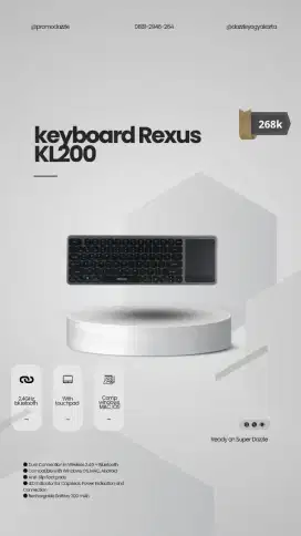 keyboard rexus KL200