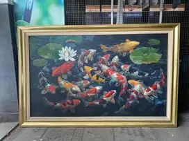 LUKISAN IKAN KOI KARYA MAESTRO R SUMANTRI