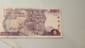 Uang kertas 10.000 Gamelan 1979