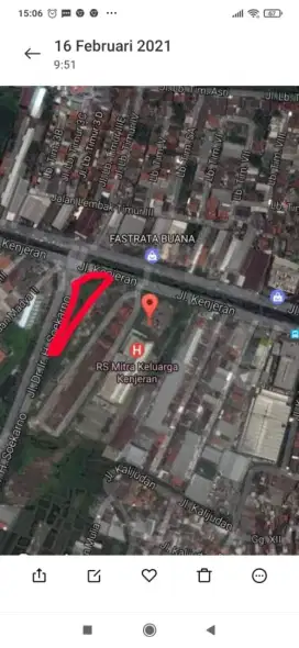 Dijual tanah Hook nol jalan raya kenjeran lokasi strategis