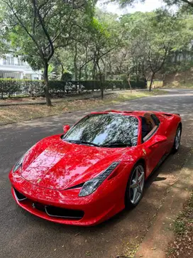 [KONDISI TERBAIK!!] FERRARI 458 SPIDER NIK 2012!! RED ON BROWN