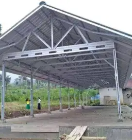 Jasa pemasangan rangka bajarigan &atap bajarigan