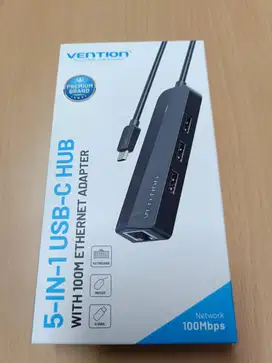 Dijual Vention 5-in-1 USB-C Hub Murah Masih Baru Belum Pernah Dipakai