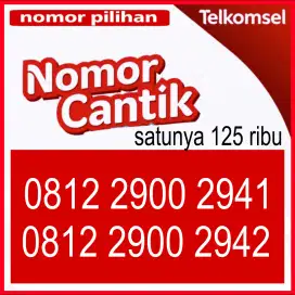 Nomor cantik telkomsel simpati rapih