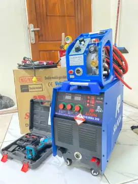MESIN LAS MIG CO² 350A SANJIA BONUS BOR IMPACT MESIN LAS INVERTER FCAW