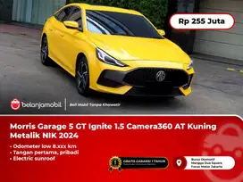 [LOW KM] MG 5 GT 5GT Ignite 1.5 Sunroof Camera360 AT Kuning 2024/2025