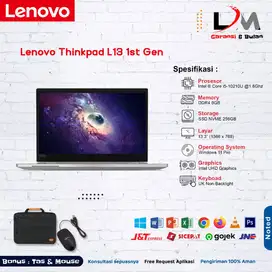 Lenovo Thinkpad L13 i5 Gen 10 Gen Ram 8GB SSD 256GB Win 11 Bergaransi