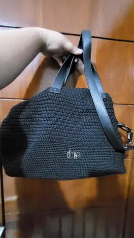 Tas Dowa Rajut Black