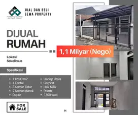 Jual cepat rumah strategis di Jalan Sekelimus Batununggal Buahbatu