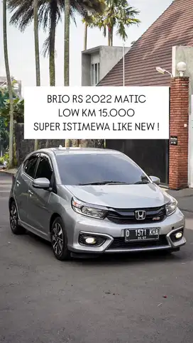 LOW KM BRIO RS 2022 CVT MATIC AT PLAT D ISTIMEWA