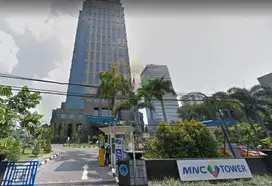 Sewa Kantor MNC Tower Luas 245 M2 Bare Strategis Dekat KRL Gondangdia