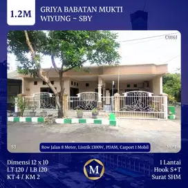Rumah Murah Griya Babatan Mukti Wiyung dkt Citraland Pakuwon PTC UNESA