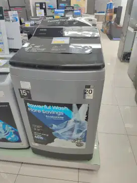 Kredit mesin cuci Samsung 15kg promo 0% dan gratis 1x cicilan