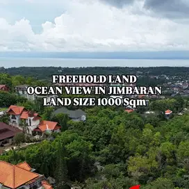 Tanah 10 are Ocean View di Jimbaran Kuta Selatan Badung Bali