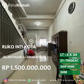 Ruko siap huni strategis pasar 3 daerah krakatau