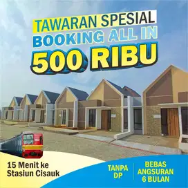Hanya Booking 500 Ribu Tanpa DP Dekat Stasiun Cisauk