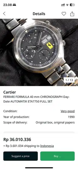 Jam Rare Cartier