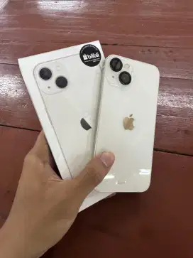 Iphone 13 128gb ibox starlight atau putih garansi on