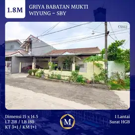 Rumah Murah Griya Babatan Mukti Wiyung dkt Citraland UNESA Pakuwon PTC