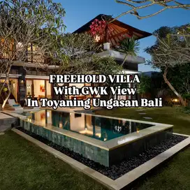 Villa with GWK View in Toyaning Ungasan Kuta Selatan Bali
