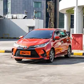 [ DP 15Jt ] TOYOTA YARIS S TRD SPORTIVO AT FACELIFT 2021 ORANGE