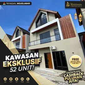 Promo Rumah Dua Lantai Mewah Dekat UNS, Harga Spesial, Lokasi Ideal