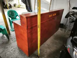 Meja bar/kasir kayu Kondisi bagus