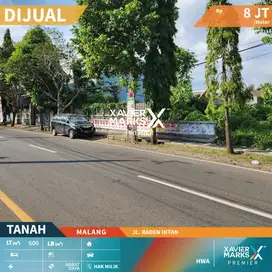 Dijual Kavling Tanah di jalan Boulevard  Raden Intan Malang