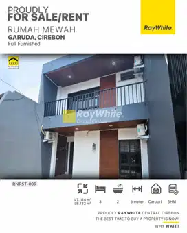 Disewakan Rumah Full Furnished di Jalan Garuda Cirebon
