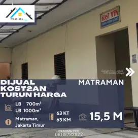 Matraman Dijual Cepat Rumah Kost2an Aktif di Pusat Jakarta Harga Murah