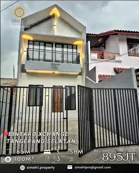 Dijual Brand New 2 lantai di Perumahan Ciputat Bintaro Tangsel