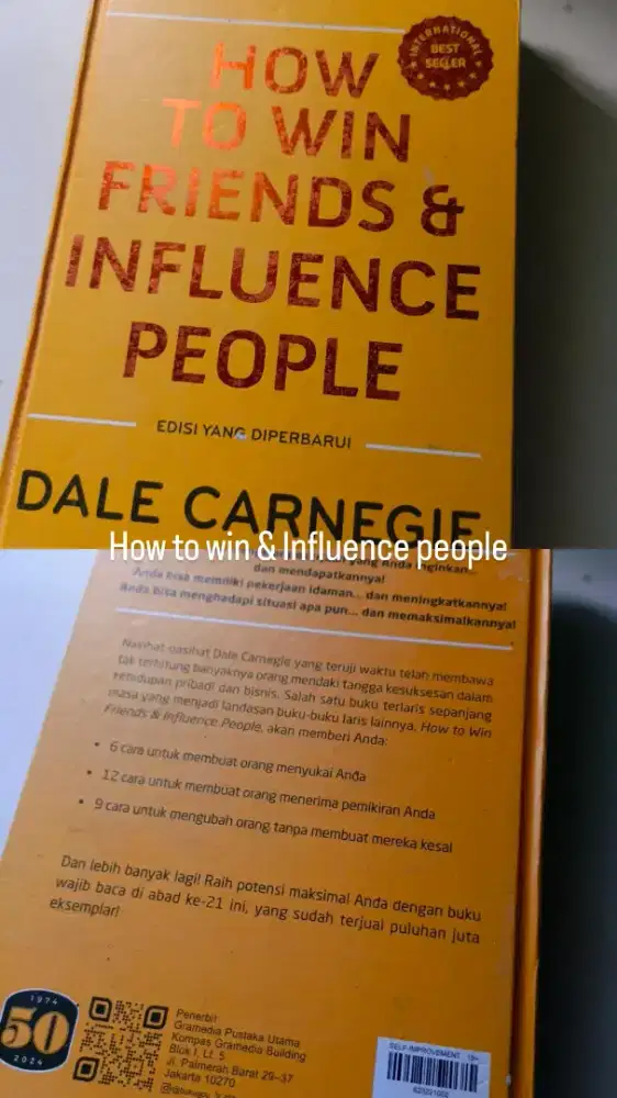 How to Win Friends and Influence People – Dale Carnegie